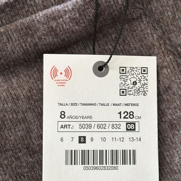 ZARA Kids | Taupe Gray | SOFT TOUCH BALLOON PANTS - Picture 4 of 9